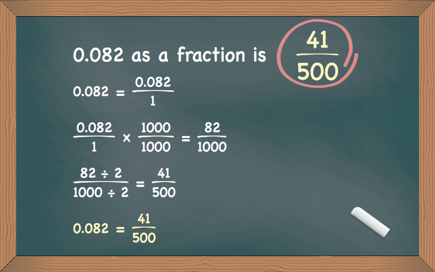 0.082 as a fraction