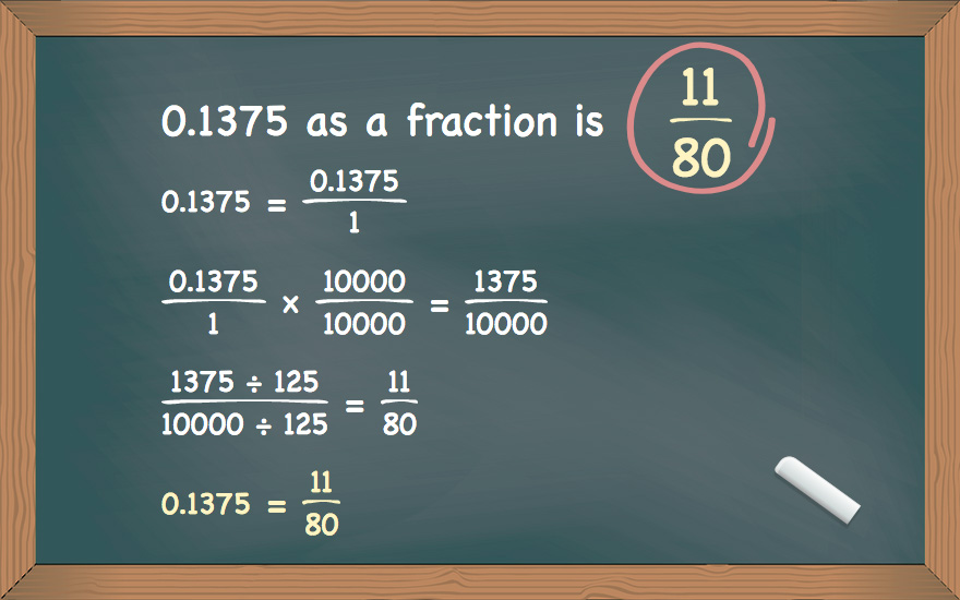 0.1375 as a fraction