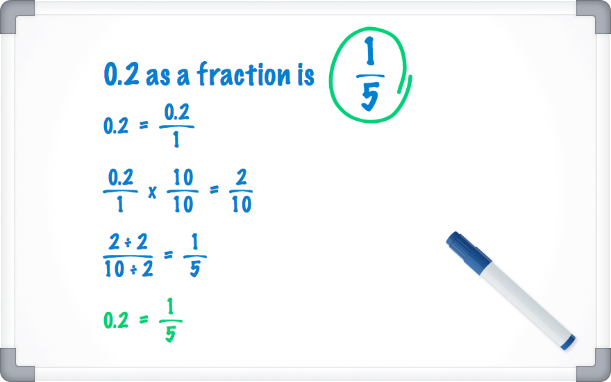 0.2 as a Fraction – Decimal to Fraction