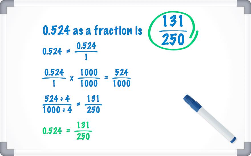 0.524 as a fraction