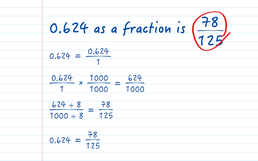 0.624 as a fraction
