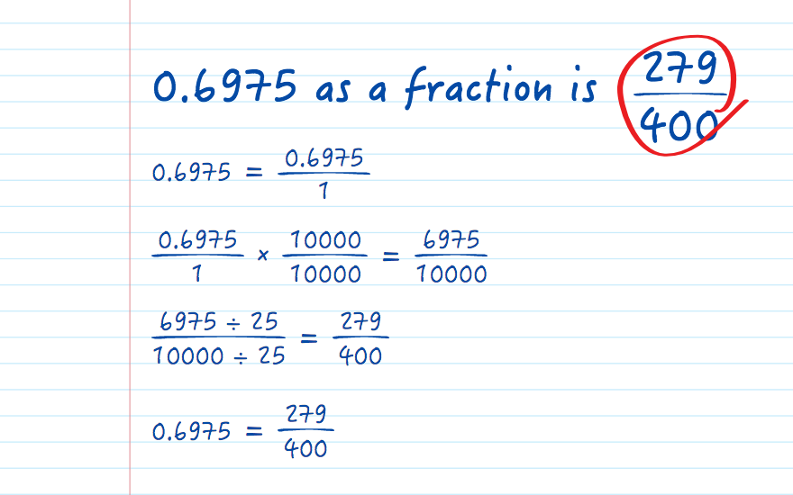 0.6975 as a fraction