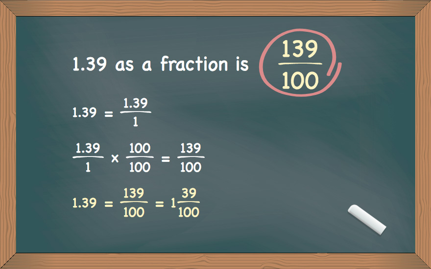 1.39 as a fraction