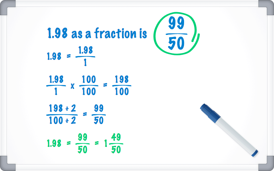 1.98 as a fraction