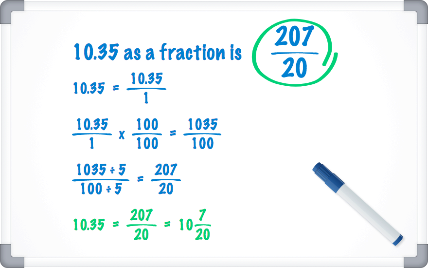 10.35 as a fraction