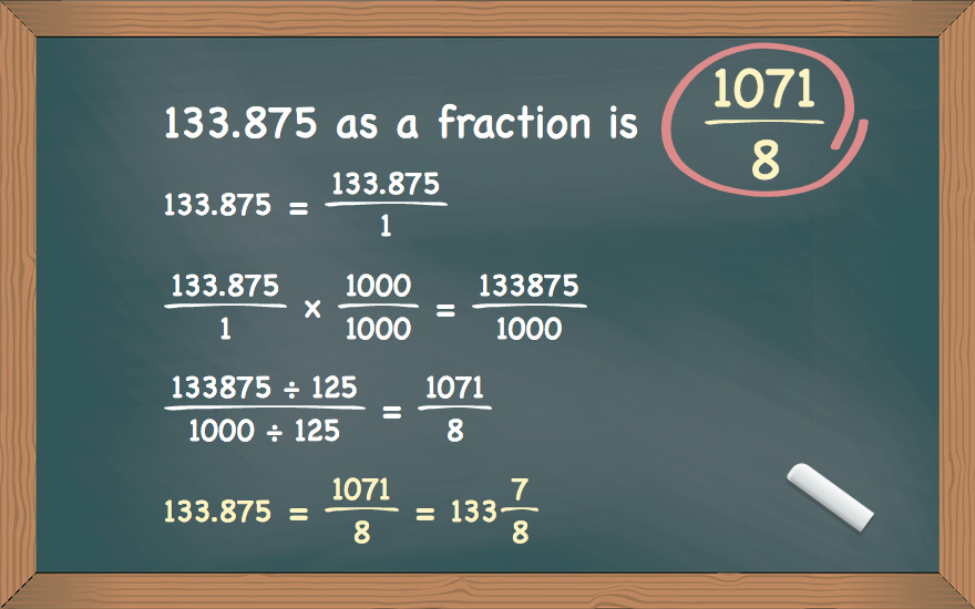 133.875 as a fraction