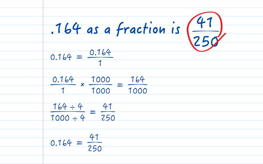 .164 as a fraction
