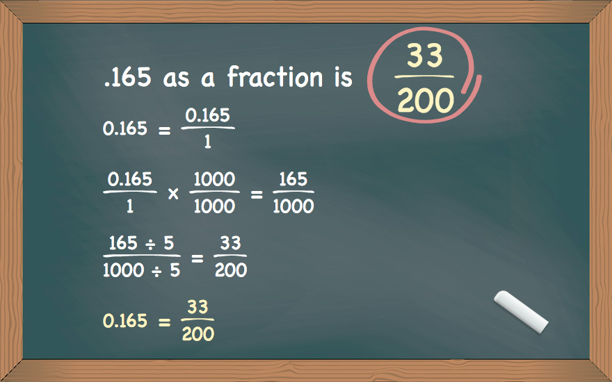 .165 as a fraction