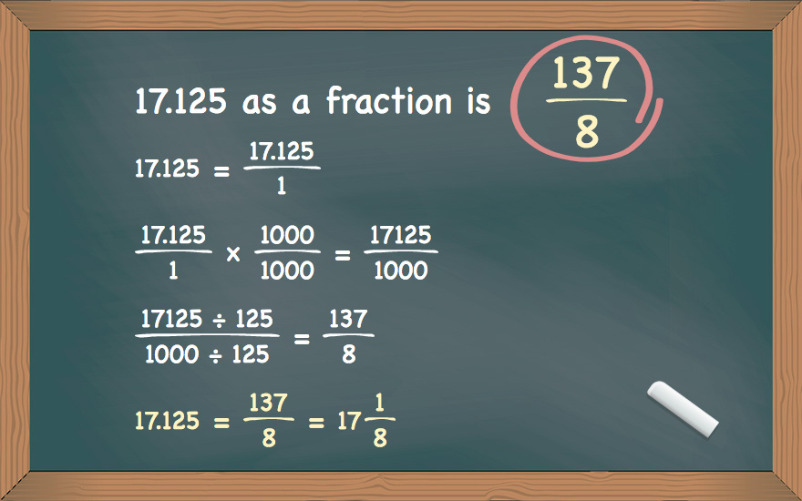 17.125 as a fraction