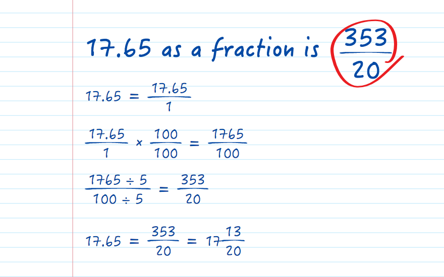 17.65 as a fraction