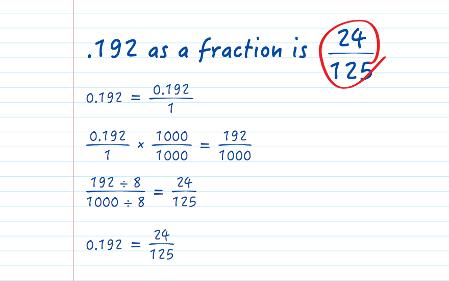 .192 as a fraction