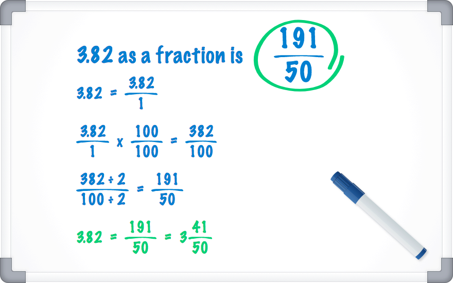 3.82 as a fraction