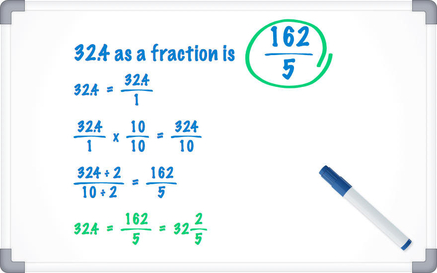 32.4 as a fraction