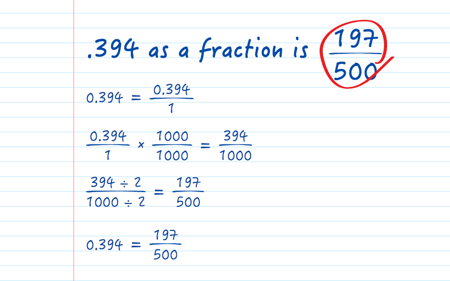 .394 as a fraction