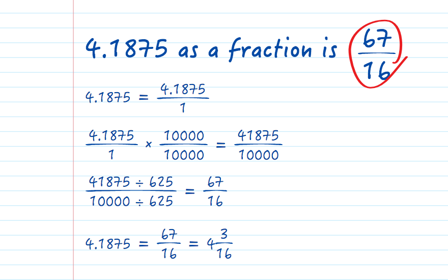 4.1875 as a fraction