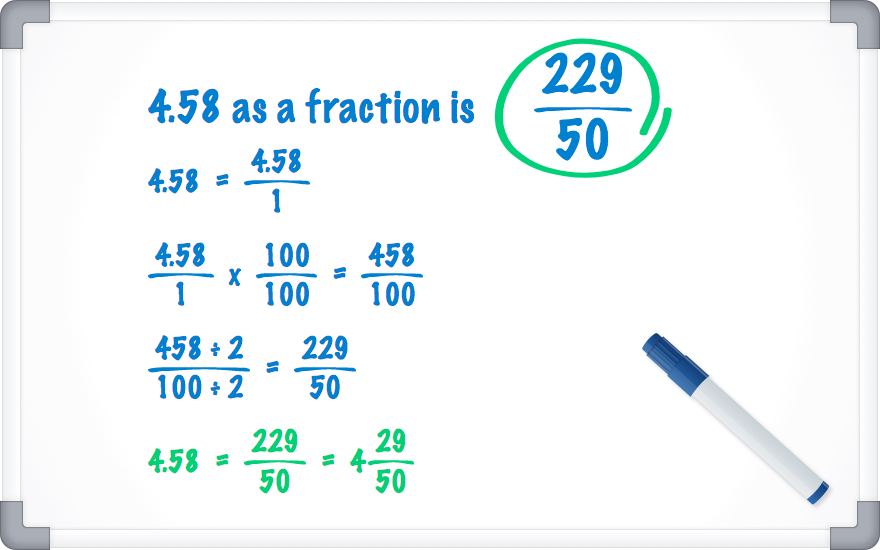 4.58 as a fraction