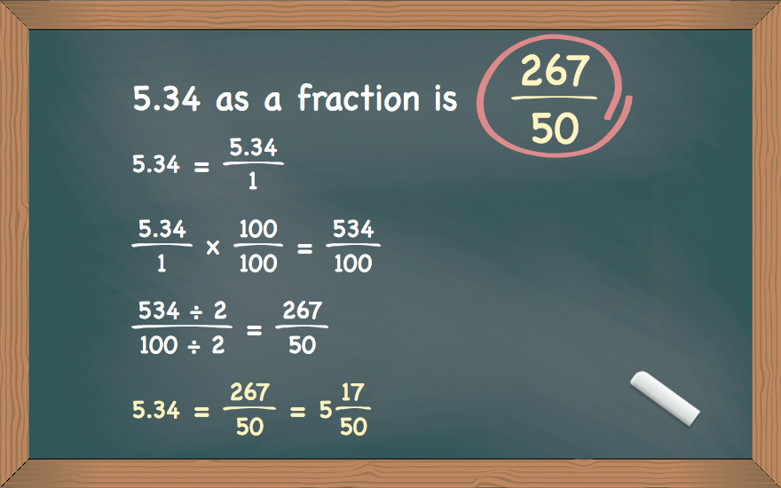 5.34 as a fraction