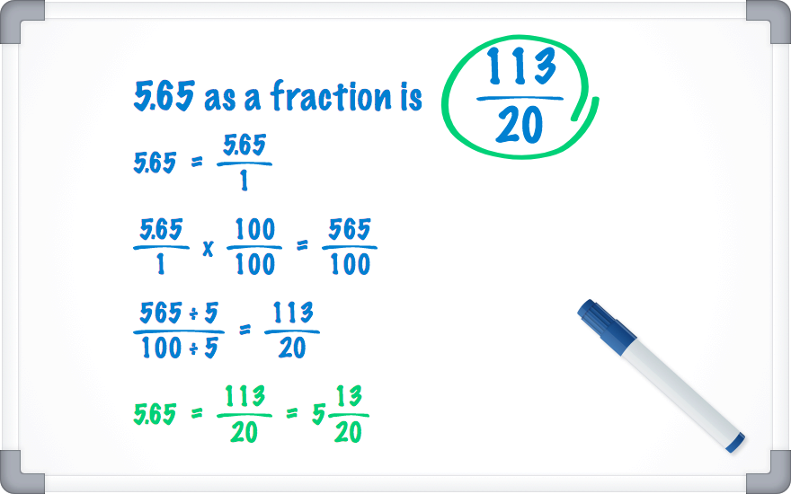 5.65 as a fraction