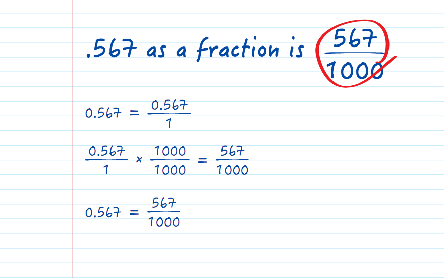 .567 as a fraction