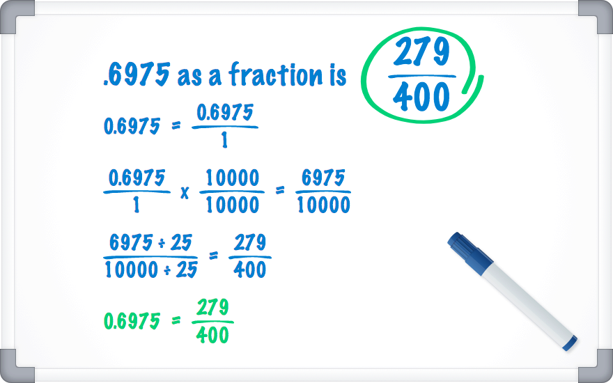 .6975 as a fraction