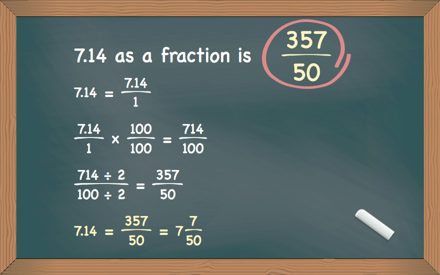 7.14 as a fraction