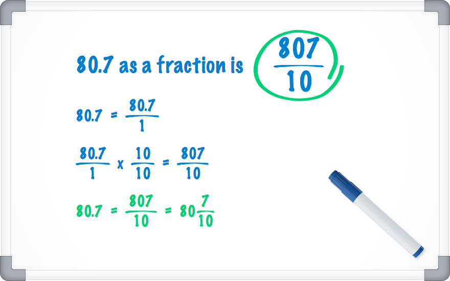 80.7 as a fraction