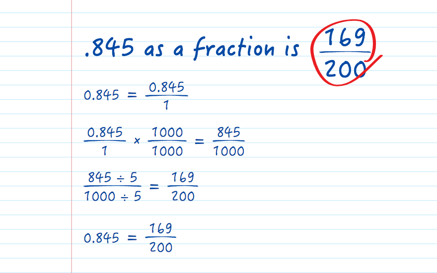 .845 as a fraction